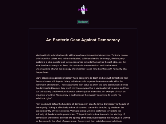 Democracy screenshot