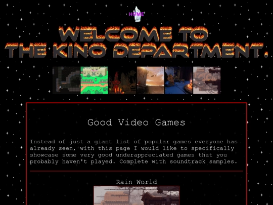 Games screenshot