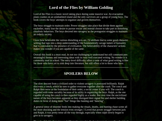 LordOfTheFlies screenshot