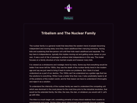 Tribalism screenshot