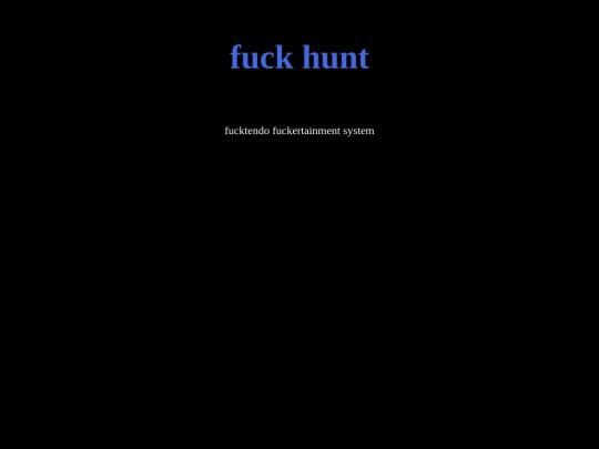 projects/twine_games/fuck_hunt screenshot