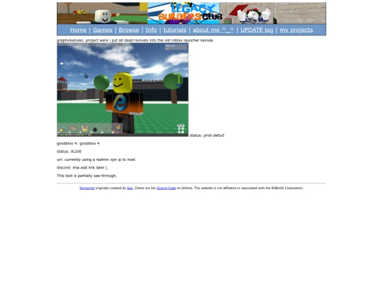 projects screenshot