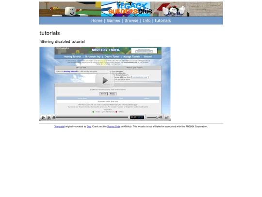 tutorials screenshot