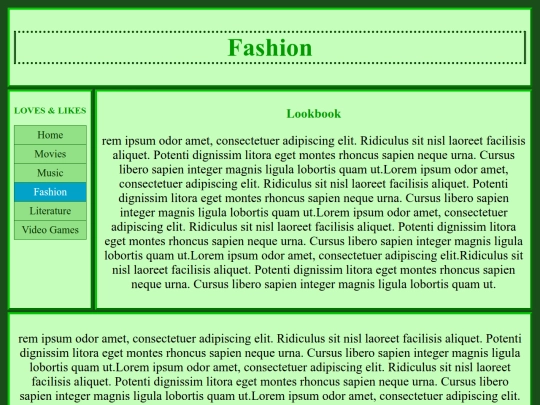 Fashion screenshot