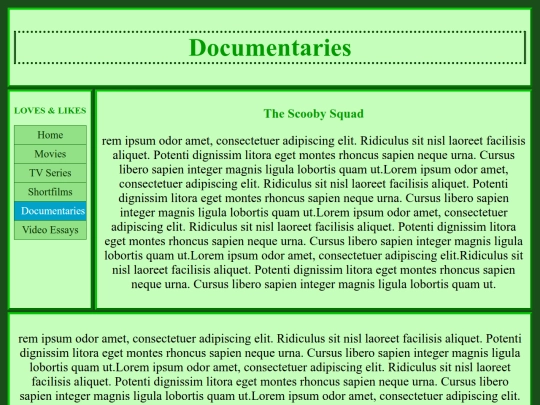 FavoriteDocumentaries screenshot