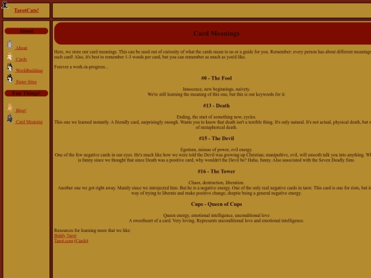 cardmeanings screenshot