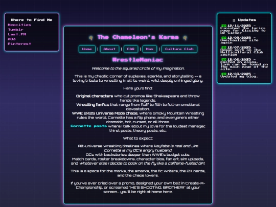 wrestlemaniac/wmhome screenshot