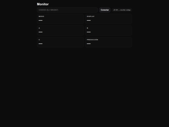 CALCUMNID3/monitor screenshot