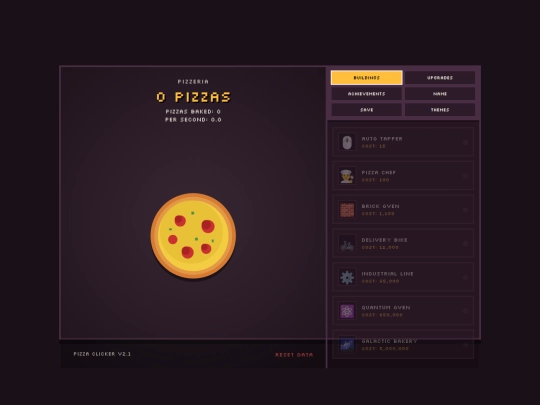 pizzaclicker screenshot