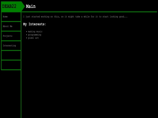 index screenshot