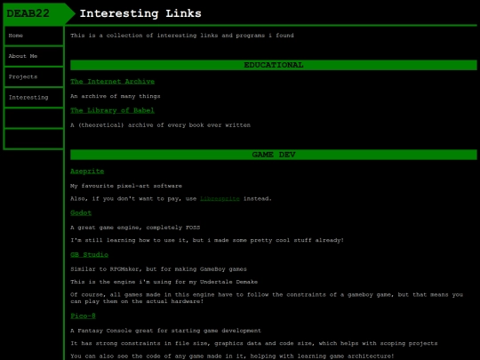 interestingLinks screenshot