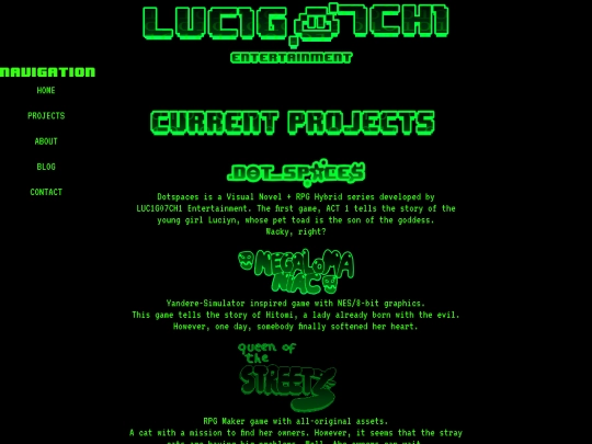 projects screenshot
