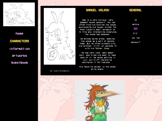 characters/sam screenshot