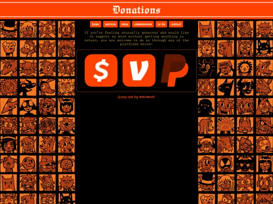 donations screenshot