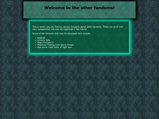 otherfandoms screenshot