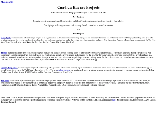 candida-haynes-reg screenshot