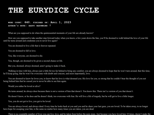 eurydice screenshot