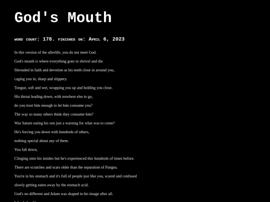 godsmouth screenshot