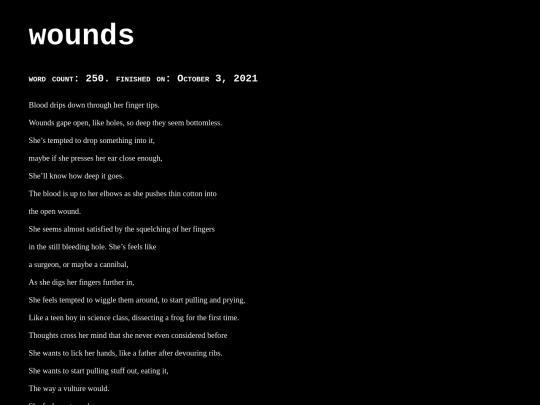 wounds screenshot