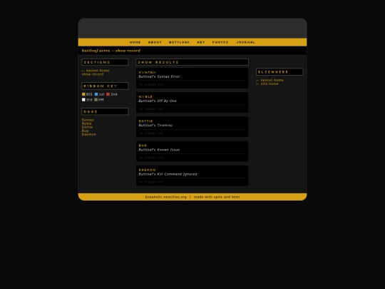 buttloaf-shows screenshot