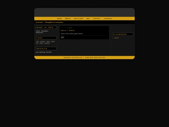 journal screenshot