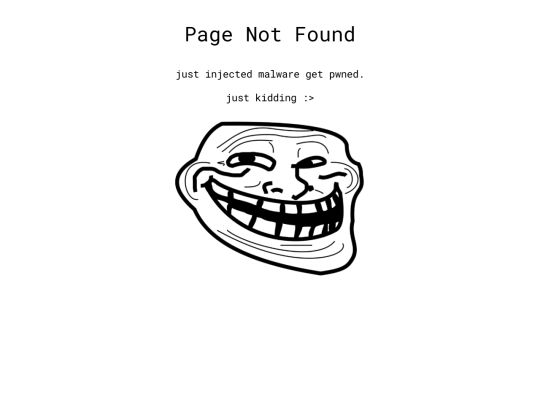 not_found screenshot