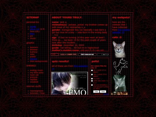 aboutme screenshot