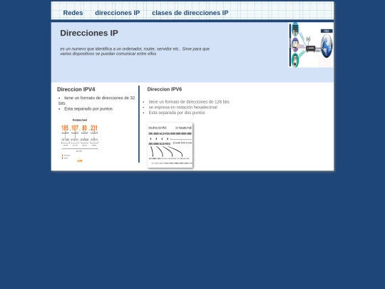 direcciones screenshot