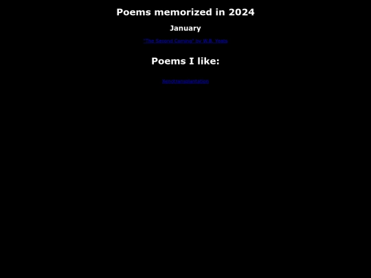 poetry screenshot