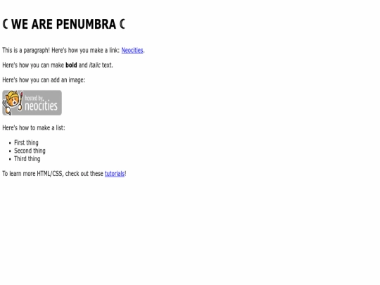 index screenshot