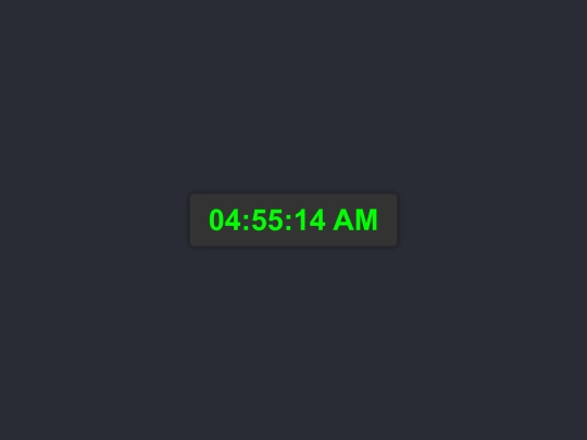 clock screenshot