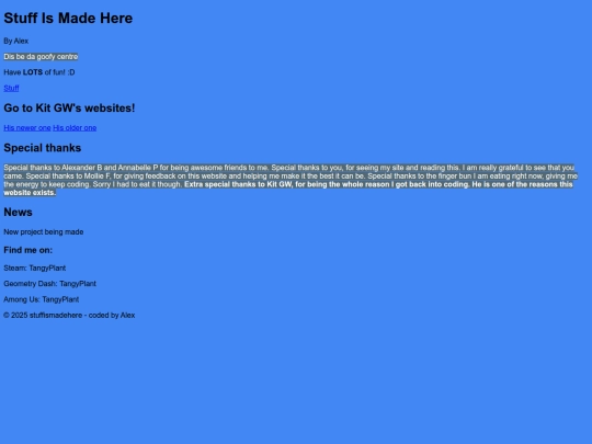 index screenshot