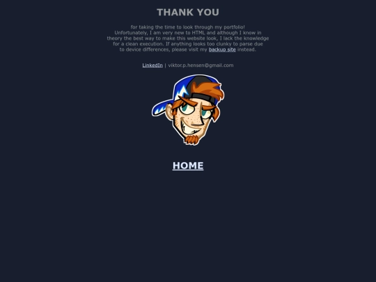 disclaimer screenshot