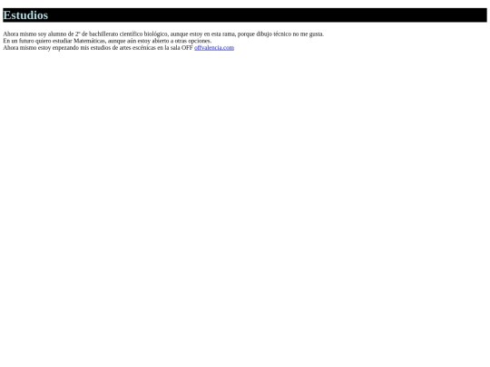 contenidos/sobremi/estudios screenshot