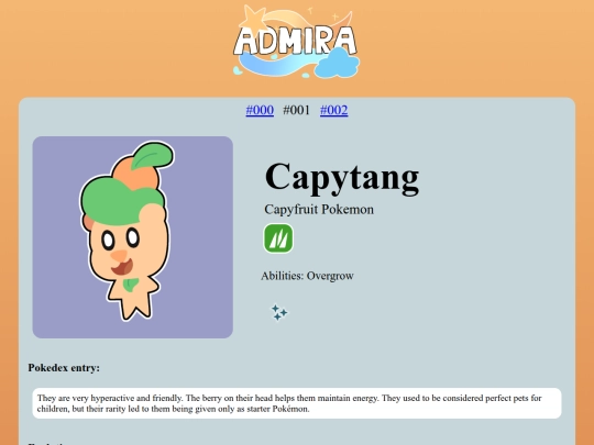 pokedex/Capytang screenshot