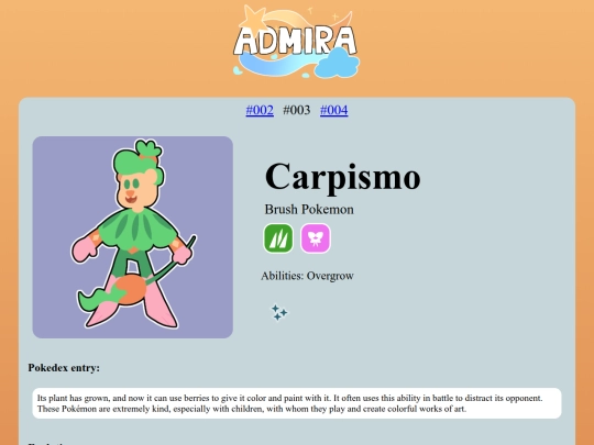 pokedex/Carpismo screenshot