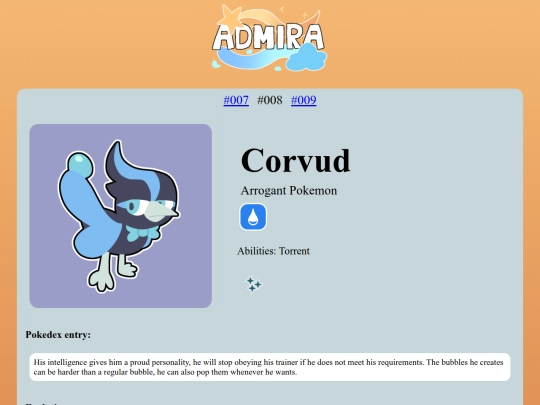 pokedex/Corvud screenshot