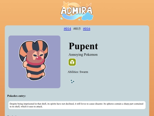 pokedex/Pupent screenshot