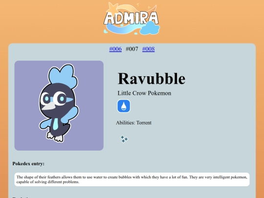 pokedex/Ravubble screenshot