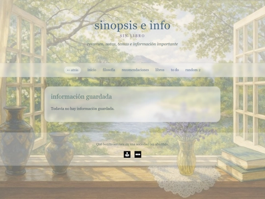libros/sipnopsis screenshot