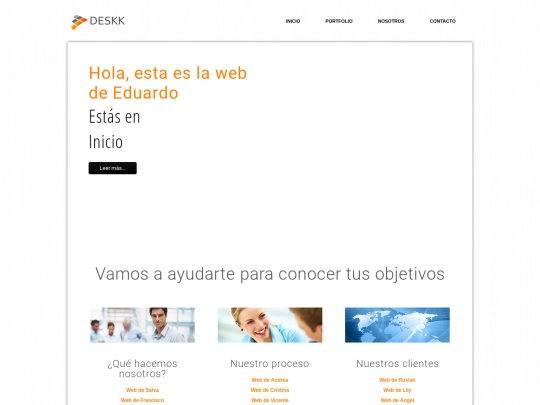 Proyect/my template deskk/index ERCH screenshot