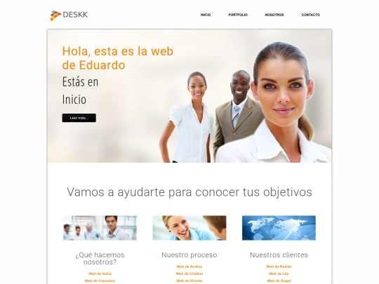 Tame/template deskk/index ERCH screenshot