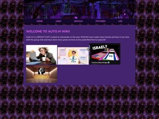 autismo club/homewiki screenshot