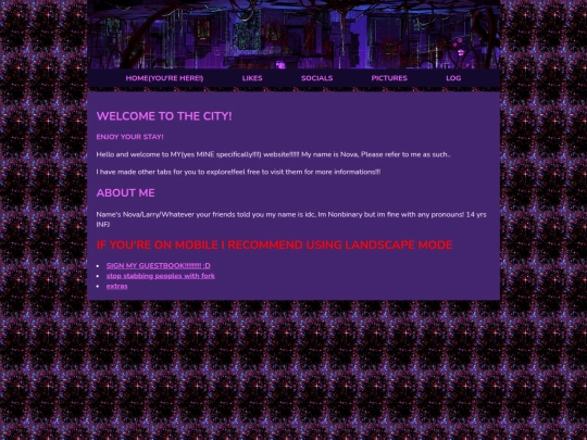 homepage screenshot