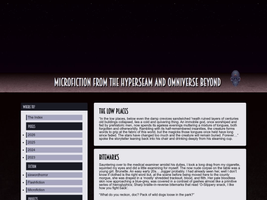 microfiction screenshot