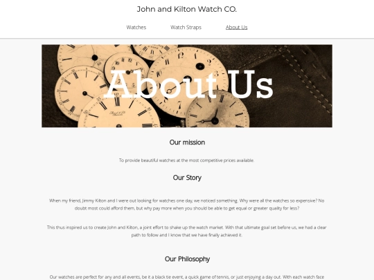 About Us screenshot