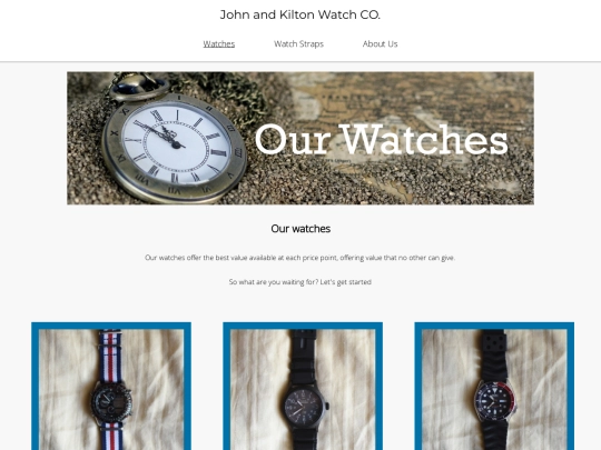 Watches screenshot