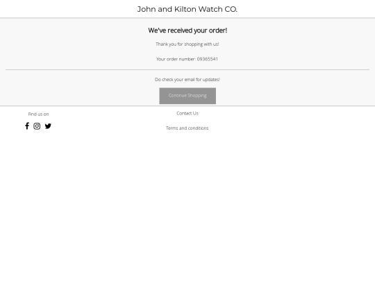 checkout screenshot
