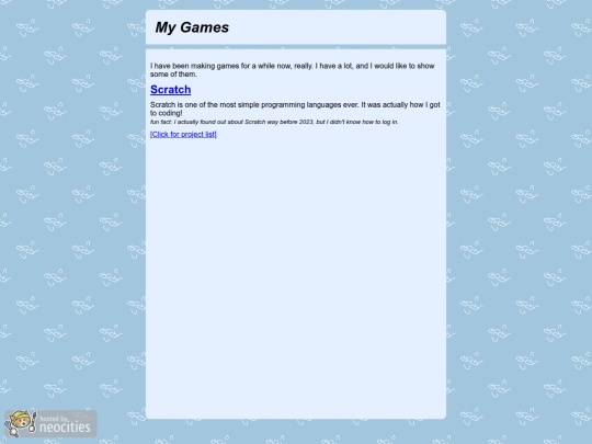 games screenshot