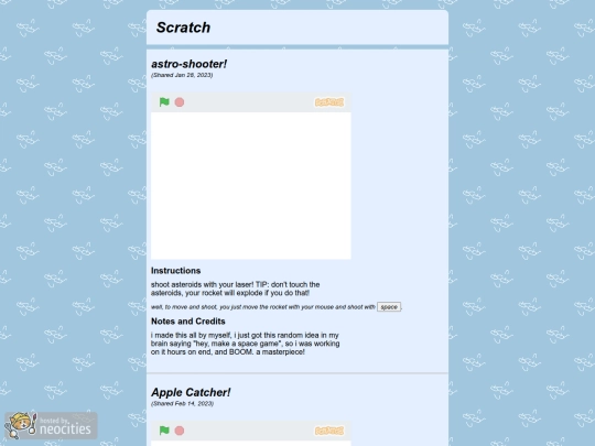 games/scratch screenshot